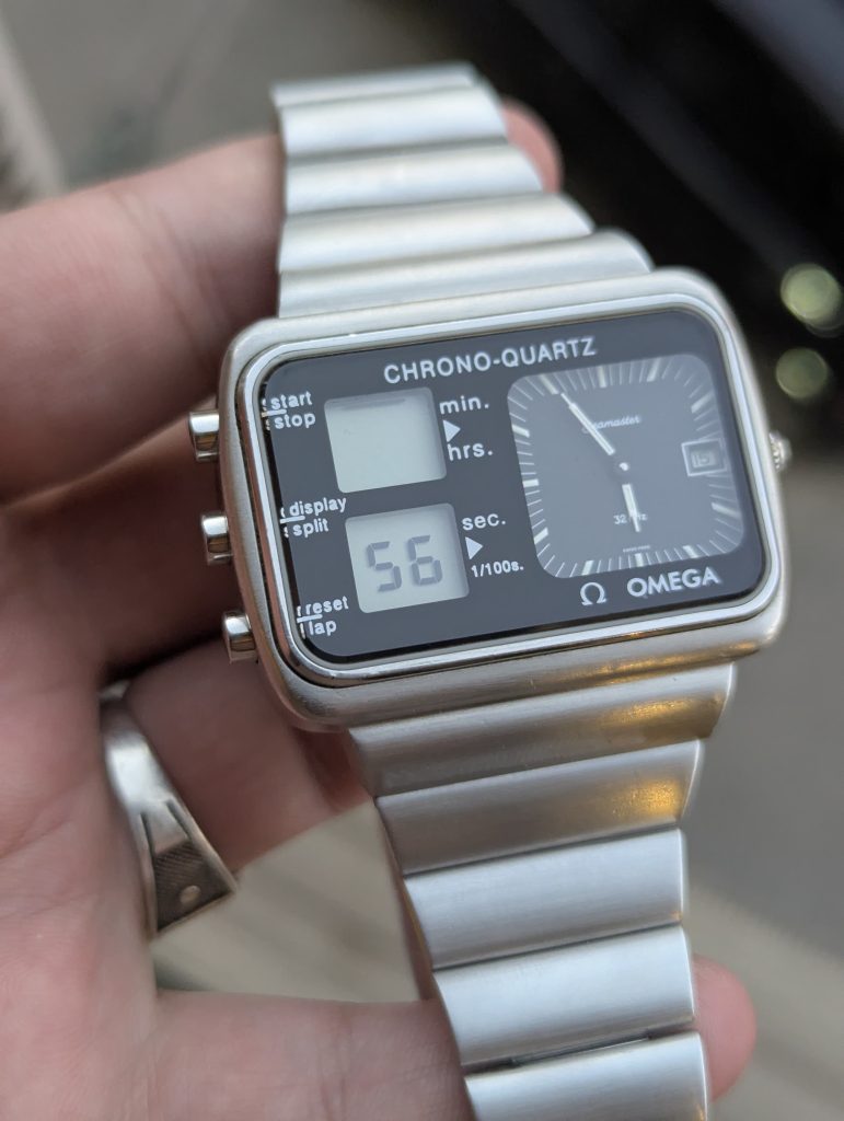 Unique – Omega Chronoquartz Albatross Caliber 1611 – (1976)